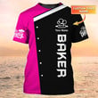 Baker T Shirt Custom Bakery Uniform Black Pink Coolspod