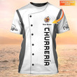 Churreria Tshirt Churros 3D Custom Shirt White Uniform