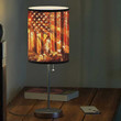 Lamb of God American Flag, Jesus and Lamb in the Forest Table Lamb for Living Room