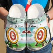 Personalized Archery Watercolor Crocs Clog Shoes for Archery Human