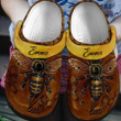 Personalized Bee Queen Crocs Clog Shoes for Bee Lovers Footwear