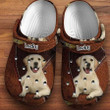 Happy Labrador Leather Pattern Crocs Labrador Dog Clog Gift For Dog Lover Men And Women