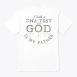 Religious Christian DNA Test T-Shirt Back Printed, Jesus Christian Shirt for Men & Women