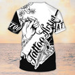 Skull Tattoo 3D All Over Print On Shirt, Tattooist Tshirts, Tattoo Style Shirt, Custom T Shirt Tattoo