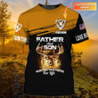 Personalized Father And Son 3D All Over Print T Shirt Hunting Partner For Life Sublimation Shirt