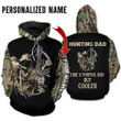 Custom Name Gift For Dad Hunting Dad Hunting 3D Hoodie All Over Full Printing Dad Hoodie