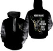 Deer Hunting Best Buckin’s Dad Ever Custom Name 3D All Over Printed Shirts Hoodie Father’s Day Gift