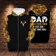 Custom Name Hunting Best Dad Ever 3D All Over Print Hoodie T Shirts For Dad On Father Day