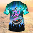 Born To DJ Forced To Work 3D Shirt Men Women, DJ Shirts, Music Disc Jockey Tshirt