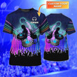 3D Print Disc Jockey T Shirt, Custom Men DJ Shirt, Unisex T Shirt DJ Design, Music Party Bar Club Shirt