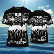 DJ Shirt Disc Jockey Shirts Short Sleeve, Feel The Beat Black 3D Shirt, DJ Gift