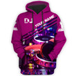 3D DJ Zip Up Hoodie, Custom DJ Clothing, Deezay Shirt Men Women, Gift For DJ