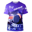 Personalized 3D Print Disc Jockey Hoodie, DJ Shirt For Musican, DJ Lover Gift