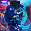 Personalized 3D All Over Printed DJ Hoodie, DJ Clothing Custom, Disc Jockey Sweater, DJ Shirts
