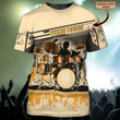 3D All Over Print Drum Shirt Men Women, To My Boyfriend Drummer, Drummer Gifts, Musician Gift