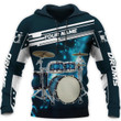 Personalized Drummer Hoodies Men Women, 3D All Over Printed Drum Shirts, Drummer Clothing, Drummer Gifts