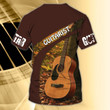 Personalized 3D Guitar Shirt For Men And Woman, Guitar Lover Shirt, Sublimation Guitar T Shirts