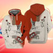 3D All Over Print Hoodie Shirt For Guitar Lovers, Sublimation Guitar Shirts For Men And Woman
