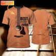 Personalized Guitar Dad 3D All Over Print Shirt, Sublimation Shirt For Dad Love Guitar