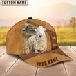 Dilypod Personalized Sheep Cap for Farmer, 3D Sheep Classic Cap for Him