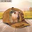 Dilypod Personalized Gelbvieh Cattle Hat for Farmer, Custom Name 3D Farmhouse Classic Cap