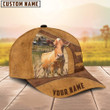 Dilypod Personalized Guernsey Cattle Hat for Farmer, Custom Name 3D Farmhouse Classic Cap TT10