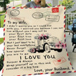 To My Mom Truck Driver Blanket – Personalized Truck Blanket from Son, Gift for Mom