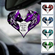 Personalized Wolf Couple Car Ornament, From Our First Kiss Till Our Last Breath Couple Wolf Ornament for Husband and Wife