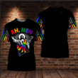 LGBT shirt, Ah Men Funny LGBT Gay Pride Jesus Rainbow Flag Christian 3D T-Shirt