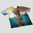 Way maker Christian Shirts for Men, Mens Jesus 3D Shirt, Inspirational Religious Faith Clothing