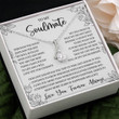 To My Soulmate Alluring Necklace, Best Gift For Wife Girlfriend, Anniversary Valentine Gift, Soulmate Gift, Gift For Her