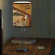 Personalized Simmental In Field Farmhouse Table Lamp for Bedroom, Farmhouse Living Room Lamp for Farmer