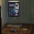Personalized Police Badge Table Lamp for Police Man, Police Bedroom & Living Lamp for Him