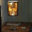 Customized Jesus and Firefighter Table Lamp, Christian Firefighter Bedroom Lamp for Fireman, Gift for Dad