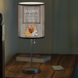 Personalized Puzzle Dad Table Lamp for Father, Gift from Daughter and Son