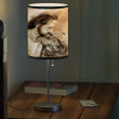 Jesus and Rottweiler Safe In His Arms In Heaven Table Lamp for Memorial Day