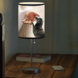 Jesus and Angel Black Labrador Take my hand Memorial Table Lamp for Dog Mom