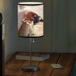 Jesus and Angel Pug Take my hand Memorial Table Lamp for Dog Mom