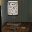 Personalized Family A Little Bit Of Crazy, A Whole Lot Of Love Table Lamp for Bedroom, Gift for Mother