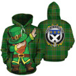 Fitz-Patrick Family Crest Ireland Dabbing St Patrick's Day National Tartan Shirt