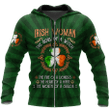 Irish Woman The Soul Of a Witch 3D Shirt, Shamrock Ireland Flag Shirt, Gif for Patrick's Day
