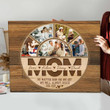 Custom Mom Photo Collage Canvas, Gift for Mom, Birthday Gift ideas for Mom