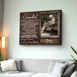 Memorial Gifts For Loss Of Grandmother Canvas Prints, Memorial Canvas for Grandma, In Loving Memory Gift