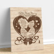 Personalized Mom Holding Daughter Canvas - Mother and Little Daughter Wall Art