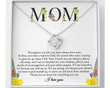 To My Mom Necklace, Sentimental Gifts For Mom from Daughter, Thank You Mom, Mom Necklace, Mother's Day Necklace