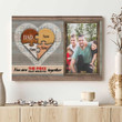 Personalized Heart Puzzle Gift for Dad Canvas Prints, You are the piece that hold us together Wall Art
