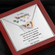 To My Mommy Necklace, Mommy To Be Gift From Bump, New Mom Necklace, Birthday Gift From Baby Bump, Mom To Be Gift For Expecting Mom, New Mom