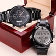 To My Dad Watch, Behind Every Great Son Is Great Dad, Fashion Watches, Great Dad Watch, Gif For Him Father's Day, Meaningful Custom Watches