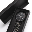 Best Buckin's Dad Ever Chronograph Watch, Father's Day Gift, Gift for Dad Hunting Lovers Engraved Watch