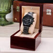 Best Buckin's Dad Ever Chronograph Watch, Father's Day Gift, Gift for Dad Hunting Lovers Engraved Watch